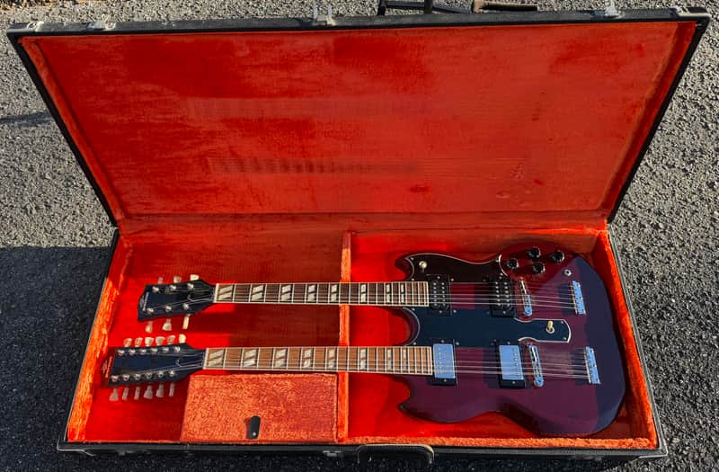 1979 Fernandes FSG-120 Double Neck W/OHSC Cherry Burny RSG-140 EDS-1275 12/6 Vintage Japan image 1