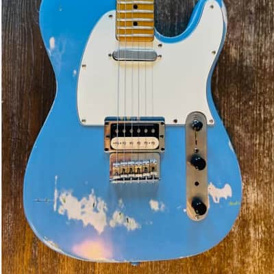 Fender Modern Player Plus Telecaster - Relic’d Blue image 1