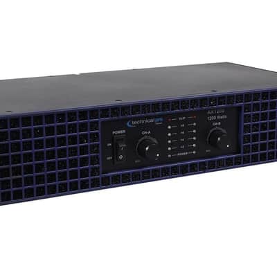 New Technical Pro AX1200 1200 Watt 2-Channel Amplifier 2U Rack DJ Power Amp image 3