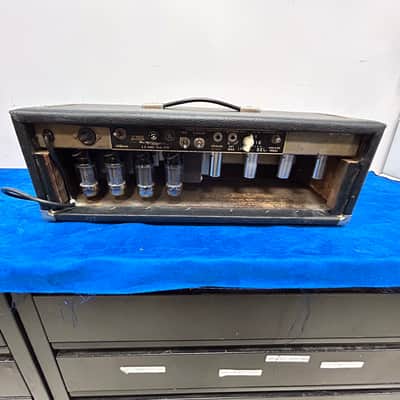 Fender Showman 2-Channel 85-Watt Guitar Amp Head 1966 - Black Panel image 6