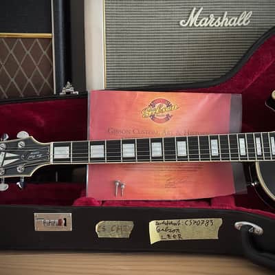 Gibson Custom Shop Les Paul Custom EB/CH seltenes Exemplar mit Chrome Hardware! 2007 - Ebony with Chrome Hardware image 5