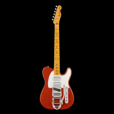 Fender Artist Series Stories Collection Mike Campbell Red Dog Telecaster Red Dog Red - Serial # MC250615 - Demo image 2