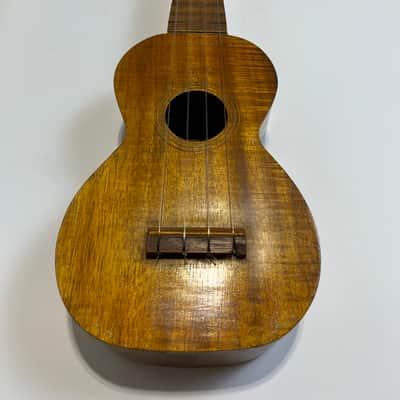 Vintage M Nunes Hawaiian Ukulele Koa Rare Vintage image 1