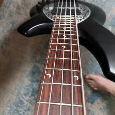 Ernie Ball Music Man Bongo 5 HH -2009- Stealth Black image 4