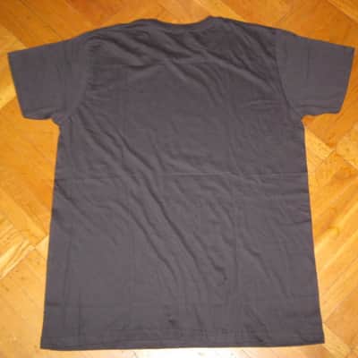 new (NO packaging / NO hang tag) A+ genuine Dunlop TORTEX MEN'S "VINTAGE" T-SHIRT, DSD31MTSL, Size Large - Black, 100% Cotton, Short Sleeve - Graphic is yellowish-gold (this is NOT a vintage shirt) the graphic / logo is vintage style image 8