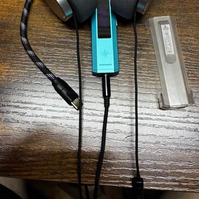 FiiO x SnowSky Retro Hi-Fi Audio Bundle - Echo Nano Lossless MP3 + Wind Pro Headphones + Accessories (Mint / CIB) image 2