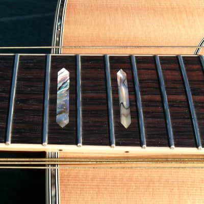 1980 Yairi YW-600 Dreadnought Guitar New Jacaranda Natural+Vintage Hard Case image 23