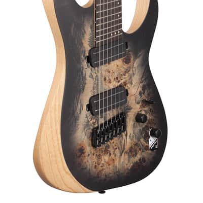 Schecter Reaper-7 Multiscale 7MS Electric Guitar Charcoal Burst image 9