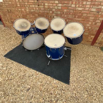 Premier Baron drum kit 1970s - Polychromatic Blue image 6