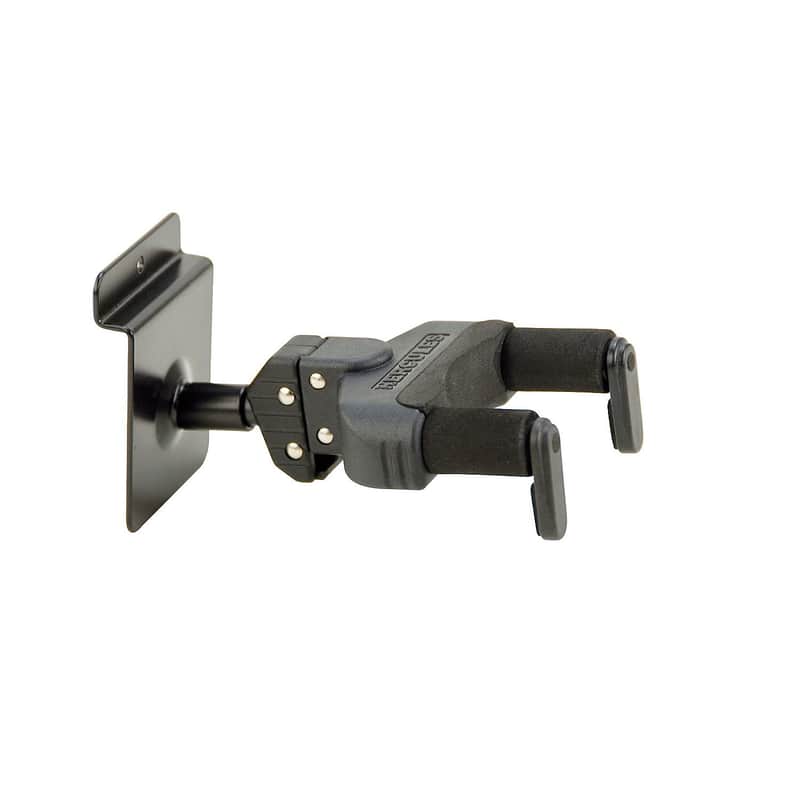 Hercules GSP39SB Auto Grip Short Arm Guitar Wall Hanger For Slat Wall image 1