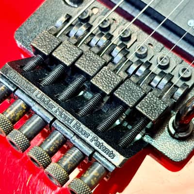 🔥RARE🔥 1987 Charvel Model 2 Red~ MIJ 80s Made In Japan~ JT6 Floyd Rose/Jackson image 9