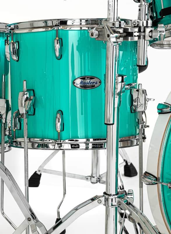 Pearl MCT1412FC826 Masters Maple Complete 14" x 12" Floor Tom, Sea Foam Green image 1