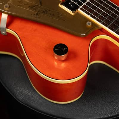 1957 Gretsch 6120 Chet Atkins Orange Finish Electric Guitar w/OHSC image 17