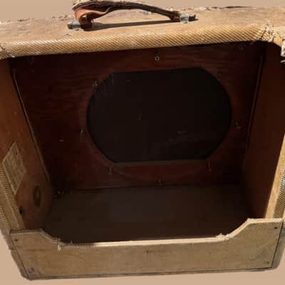 1950's Fender Pro 5C5 Tweed Wide Panel - New Cabinet, comes with original image 10