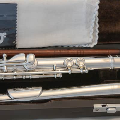 Di Zhao DZ-470 Open-hole Intermediate Flute *Split-E *Silver headjoint *Low-B *Overhauled New Pads image 10