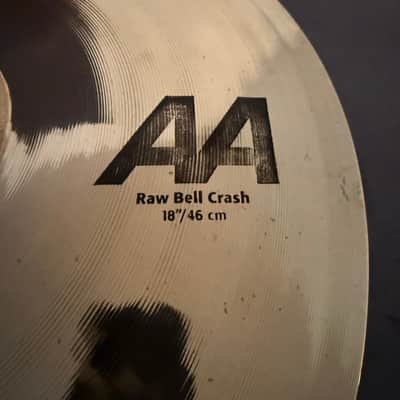 Sabian 18" AA Raw Bell Crash Cymbal 2019 - Present - Brilliant image 3
