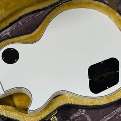 2025 IGC Epiphone Inspired by Gibson Les Paul Custom Alpine White New Unplayed Auth Dlr 8lb10oz #610 image 14