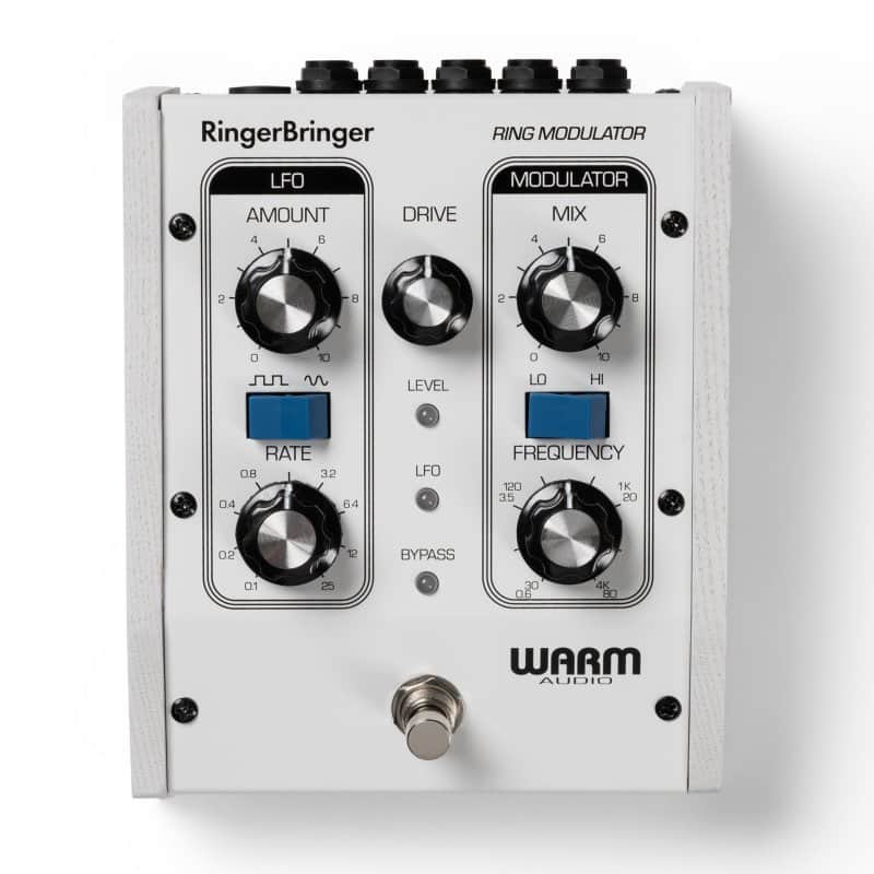 Warm Audio Analog Ring Modulation Pedal With LFO, MOD, Frequency & RATE Controls, Limited Edition White image 1