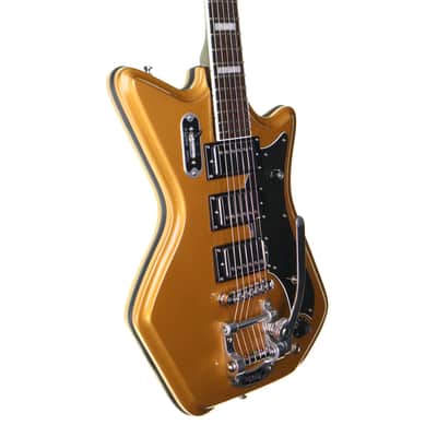 Eastwood Airline 59 3P Ripley Custom Electric Guitar, Venetian Gold image 5