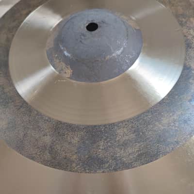 13.5" Stack Cymbal B8 Bronze Vintage Raw Surface Percussion Effect Cymbal image 4