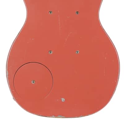 1956 Silvertone Danelectro U2 Peanut Coral image 5