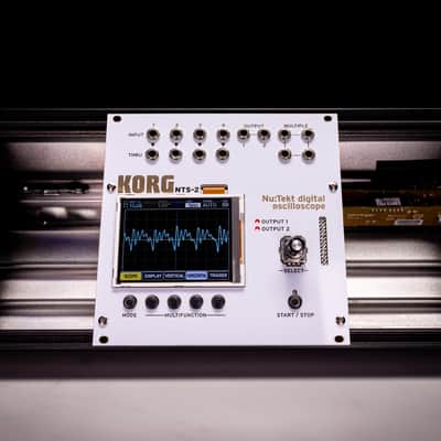 NTS-2 Eurorack Conversion Faceplate Kit for Korg Nu:Tekt digital Oscilloscope (White) image 1