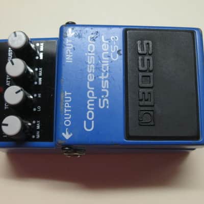 used Boss CS3 Compression Sustainer (1991) Black Label TAIWAN + battery & strings, CS-3 (NO: box/pw) image 18