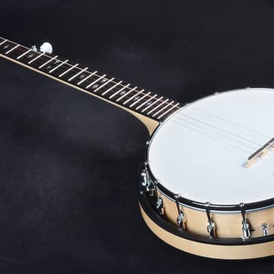 Gold Tone CC-100RL Left-Handed Cripple Creek 5-String Resonator Banjo - Natural image 4