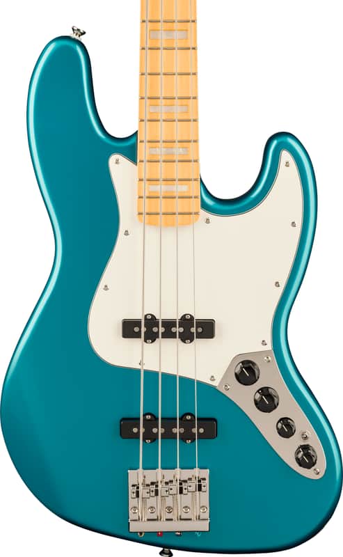 Squier - Classic Vibe Active '70s Jazz Bass V - 5-String Bass Guitar - Maple Fingerboard - Ocean Turquoise image 1