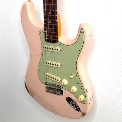 Fender Custom Shop Late '62 Stratocaster Relic/ Closet Classic - Faded Shell Pink image 5