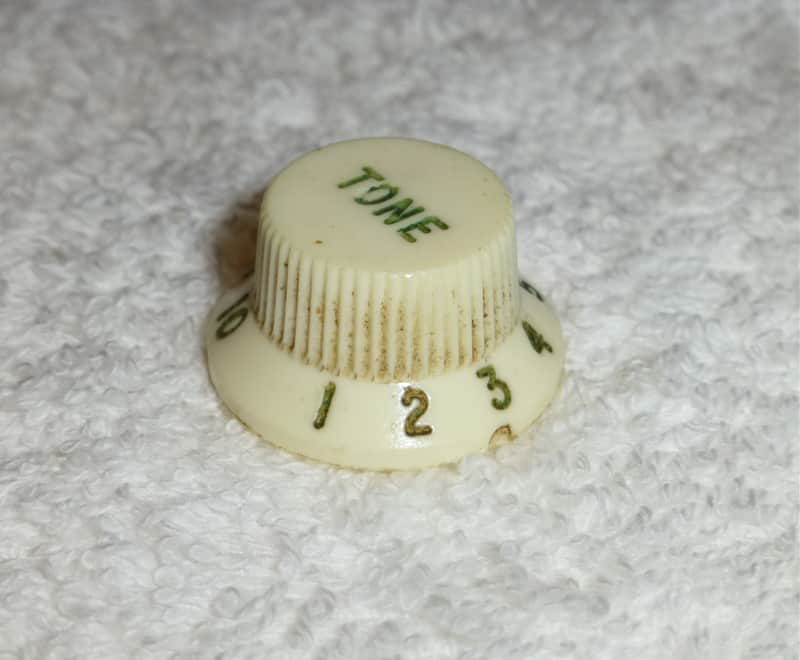 Fender Stratocaster 1969 Tone Knob 1970 1971 1972 Very Good Condition Cool Patina image 1