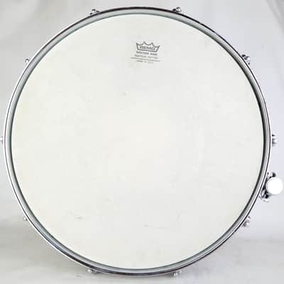 *Rogers Dynasonic 5x14"Snare Drum Chrome-Brass COB 10Lug Vintage 70s Big R USA* image 11