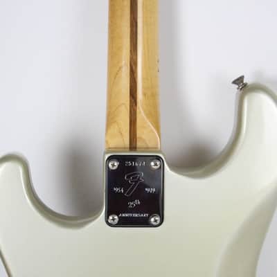 1979 Vintage Fender Stratocaster 25th Anniversary Silver Metallic ~Collector Grade~ +OHSC USA Strat 1970s image 11
