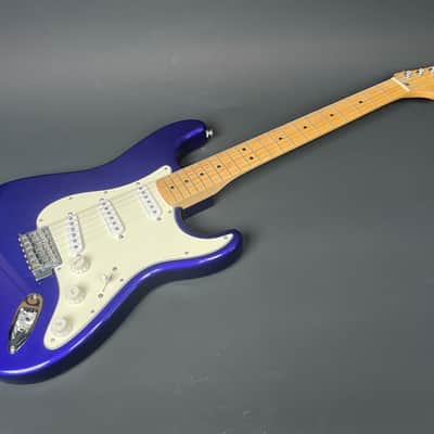 Fender Standard Stratocaster MIM Midnight Blue Maple Neck 2000 w/ Fender Tweed Hard Case image 22