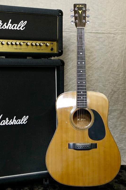 Vintage 1974 Vintage Acoustic guitar K YAIRI YW-500R Solid Spruce Made in Japan image 1