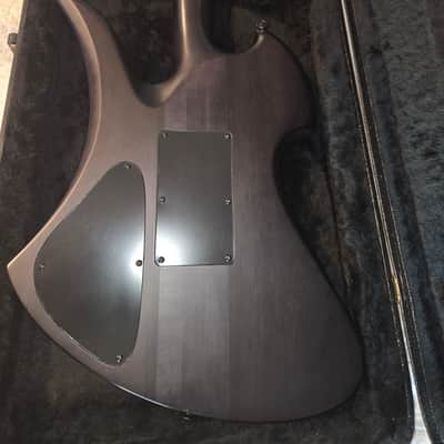 B.C. Rich Rare x09 serial Mockingbird Late 90s-early 2000s - Satin Black trans quilted maple image 6