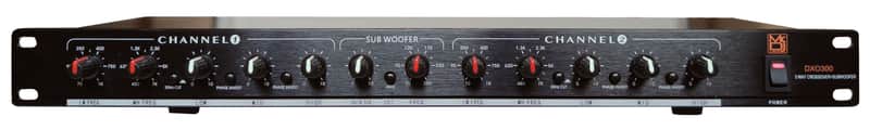 MR DJ DXO300 PRO PA DJ Club Stereo 2/3 Way Plus Subwoofer Crossover XLR Input image 1