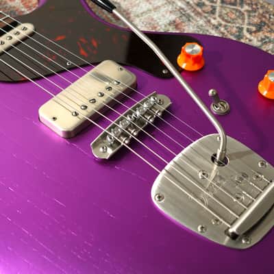 Deimel Guitar Works Doublestar RawTone Set-Neck - 2024 - Open Pore, Matt Purple Candy Metallic. NEW, (Authorized Dealer) image 4