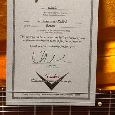 Fender Custom Shop '60 Heavy Relic Telecaster Custom 2011 Sunburst image 3