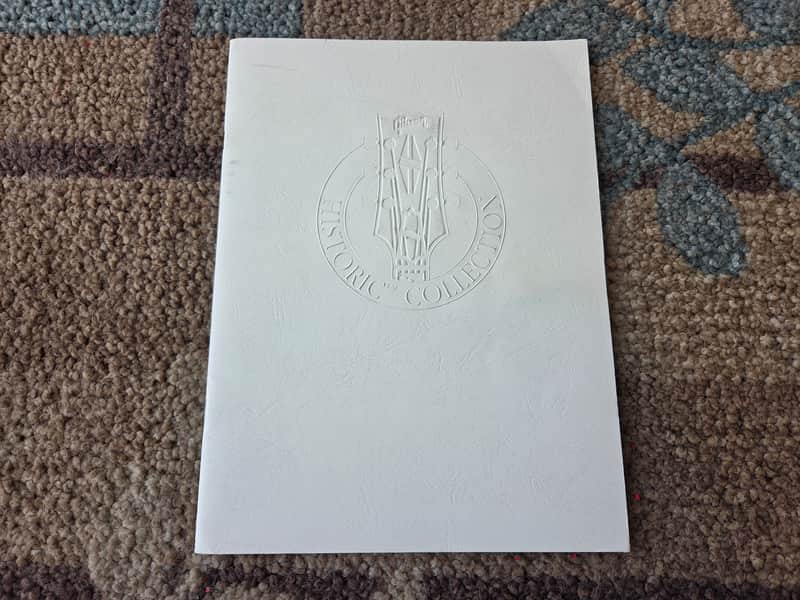 Vintage 1998 Gibson Historic Collection Catalog Folder w/ Color