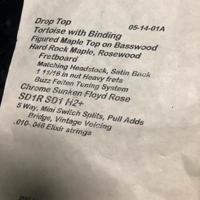 Tom Anderson Drop Top Floyd Rose Buzz Feiten tuning system '00 image 13