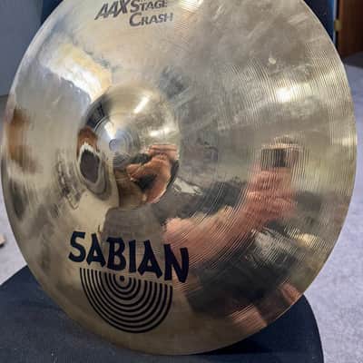 Sabian 17" AAX Stage Crash Cymbal 1993 - 2001 - Brilliant image 3