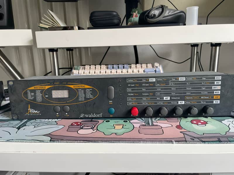Waldorf Pulse+ Rackmount Synthesizer 1997 - Blue image 1
