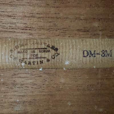 Sigma Martin DM-3M Acoustic Guitar 1980's Natural Mahogany image 7