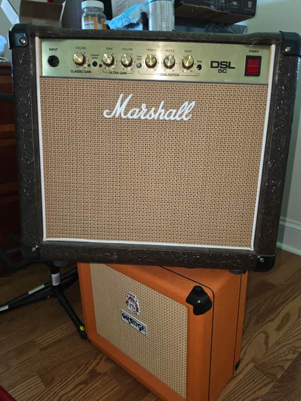 Marshall DSL5CCW Country Western Limited Edition 2-Channel 5-Watt 1x10" Guitar Combo 2012 - 2017 - Black image 1