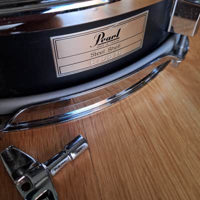 Pearl Masters Steel Shell Picolo Snare 13" x 3" 2004 - Matt Black image 2