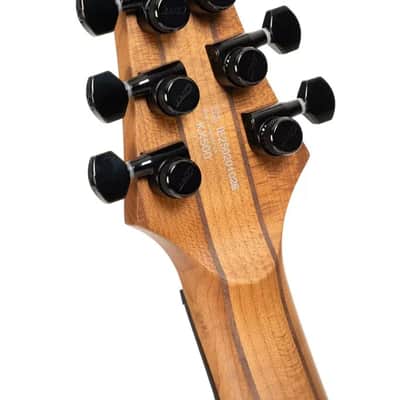 Cort KX500-NBB KX Series Pale Moon Ebony Top Roasted Maple & Walnut, 5-Ply Laminated Neck 6-String Electric Guitar image 12