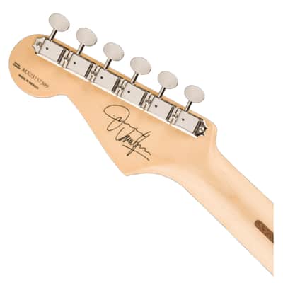 Used Fender Jimmie Vaughan Tex-Mex Strat - Olympic White w/ Maple FB image 5