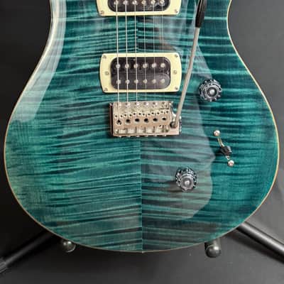 PRS SE Custom 24 Electric Guitar Slate Blue Finish w/ Gig Bag image 2