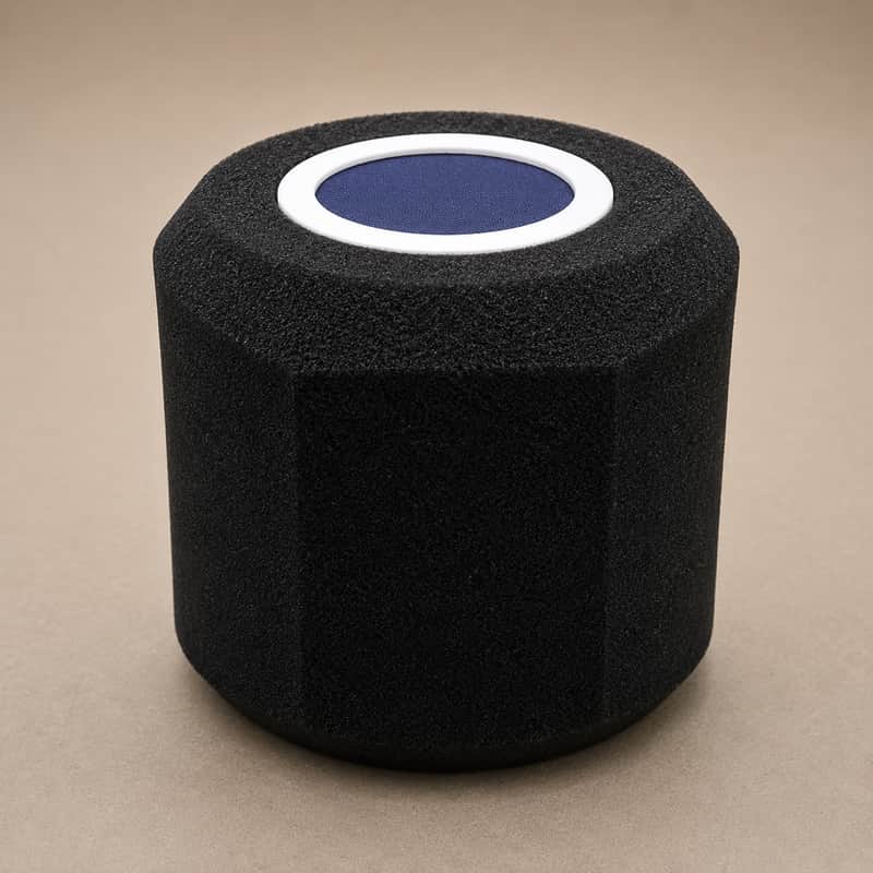 Microphone Acoustic Isolation Shield Wind Filter Cover – Sound Absorbing Noise Reduction Foam for Recording, Podcasting & Studio Microphones image 1